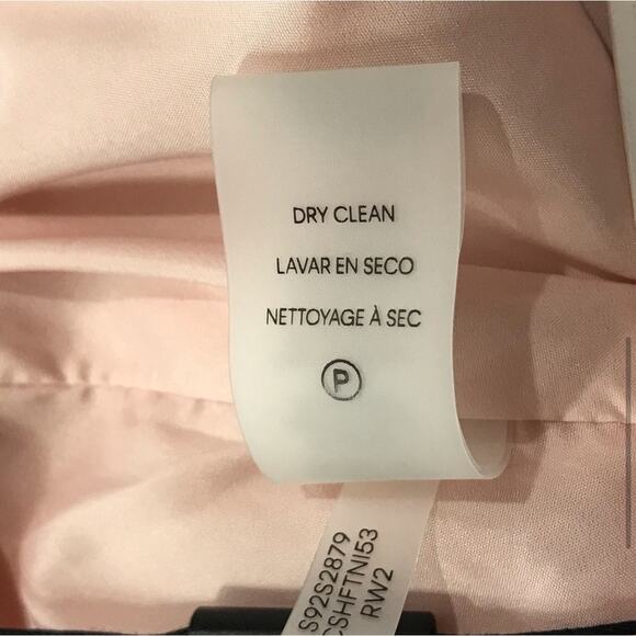 Calvin Klein SZ 10 Pencil Skirt Lined Front Slits Rear Zip Textured Flat Front - Picture 7 of 7